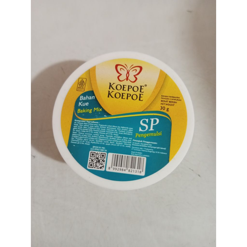 Koepoe SP 30gr/ Pengembang Kue/ Bahan Pengembang kue