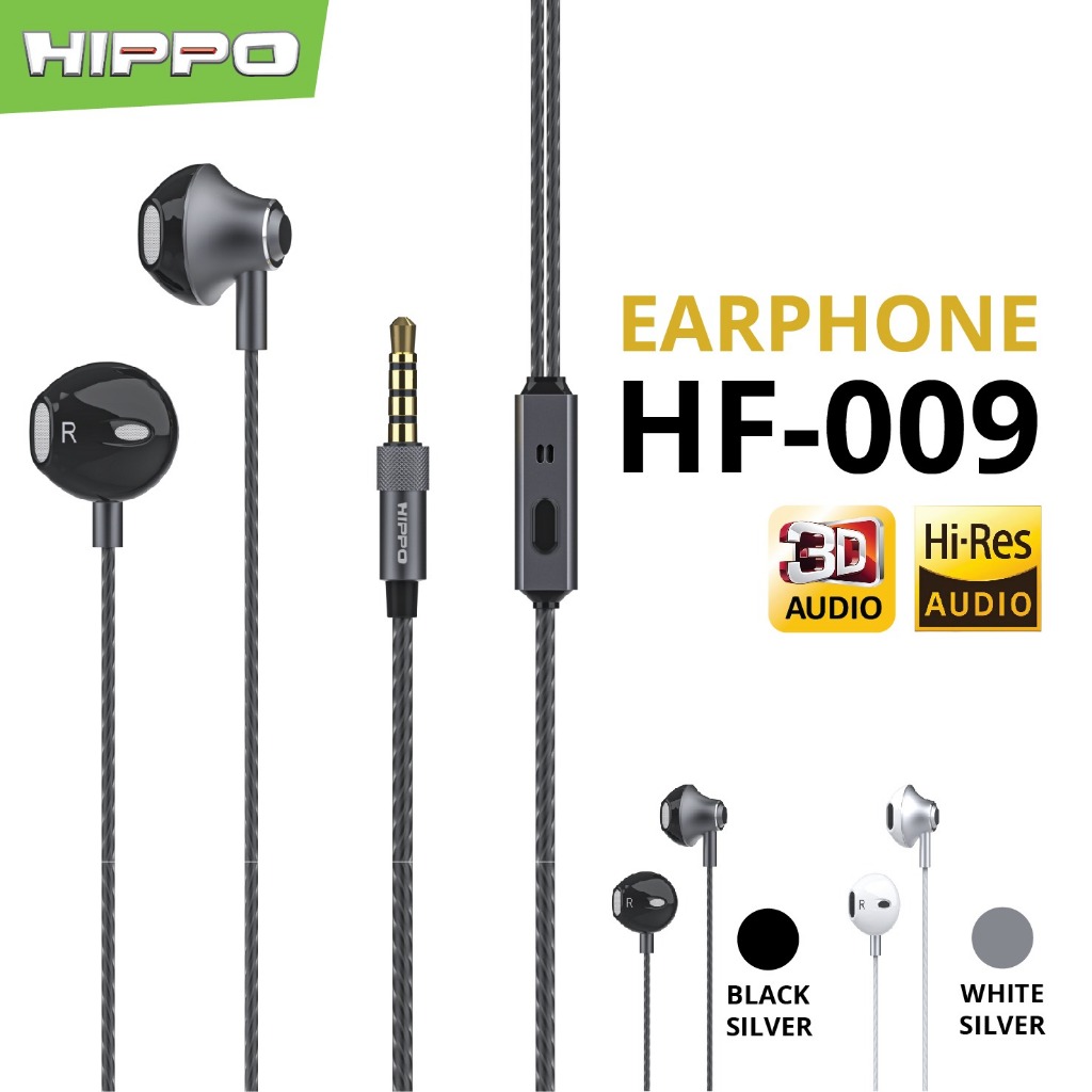Hippo Wired Headset HF-009 SUPER BASS