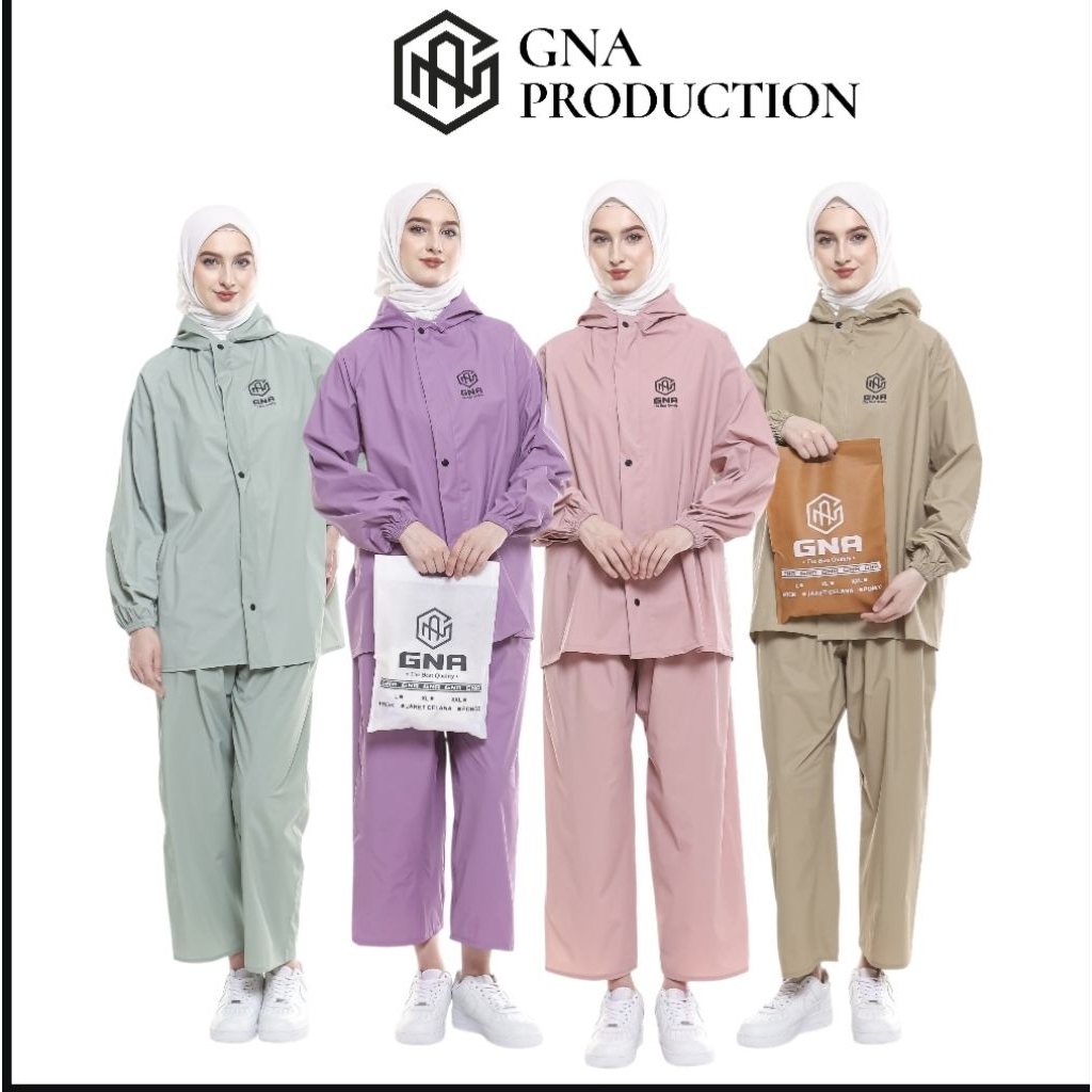 Jas Hujan Dewasa Unisex Karet By Gna