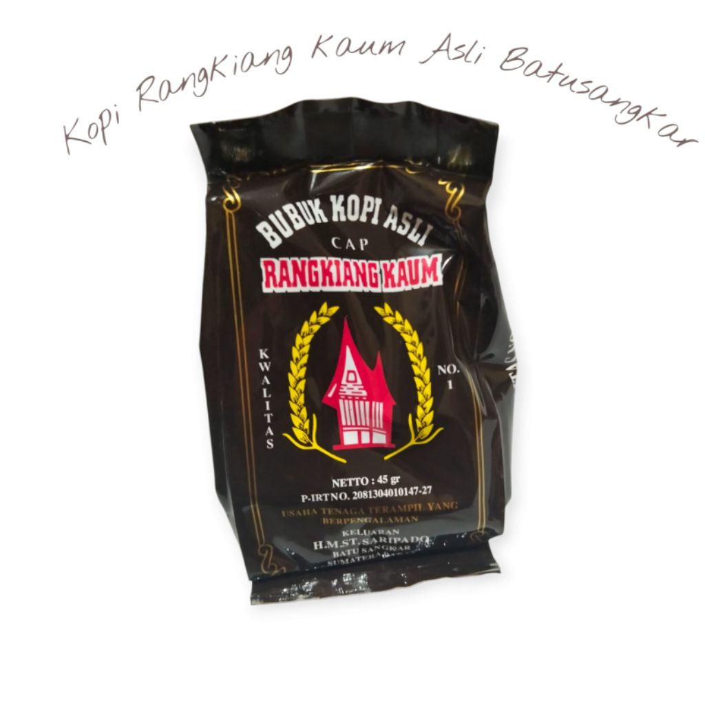 KOPI RANGKIANG KAUM ASLI 250g | Sumatra barat
