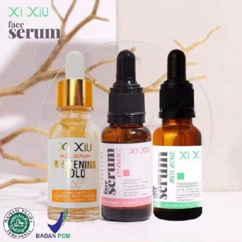 SF XI XIU Face Serum All Series (Anti Acne, Vitamin C, Whitening Gold)