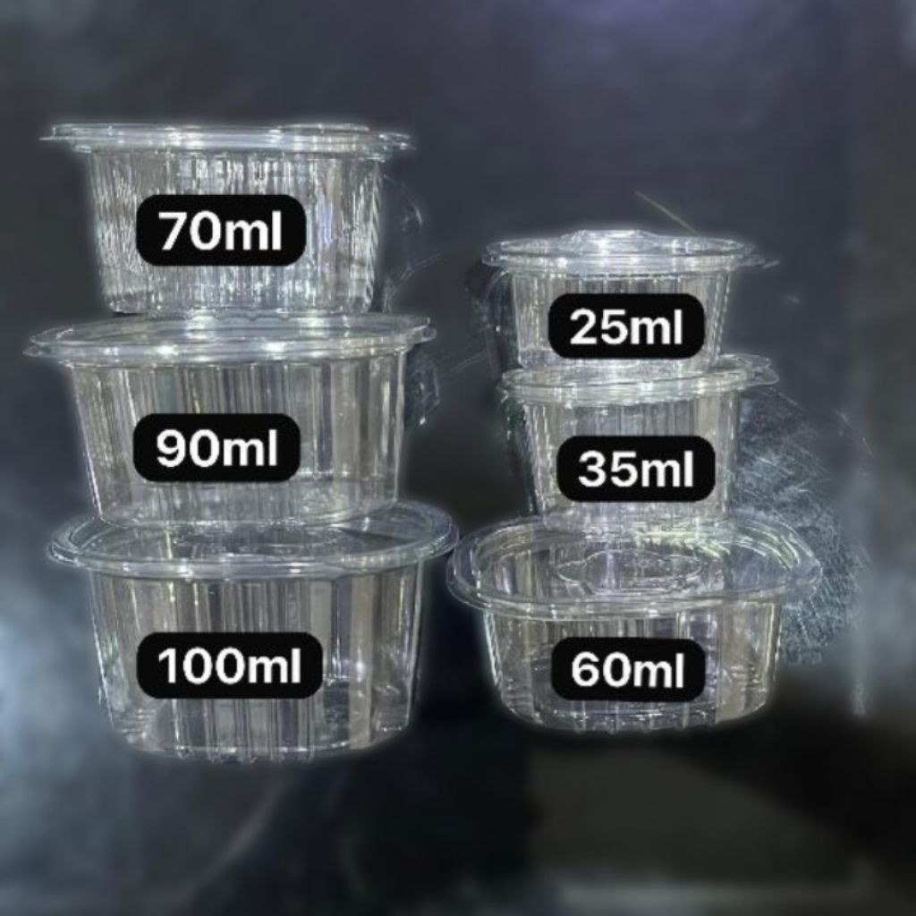 CUP PUDING-CUP JELLY MEREK SSY ISI 50 PCS (BENTUK OVAL)