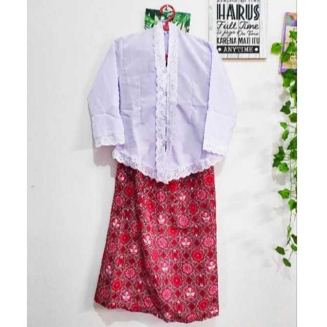 Kebaya encim/ kebaya anak sekolah/ kebaya encim anak sd/ Kebaya sekolah/ Kebaya sekolah anak sd