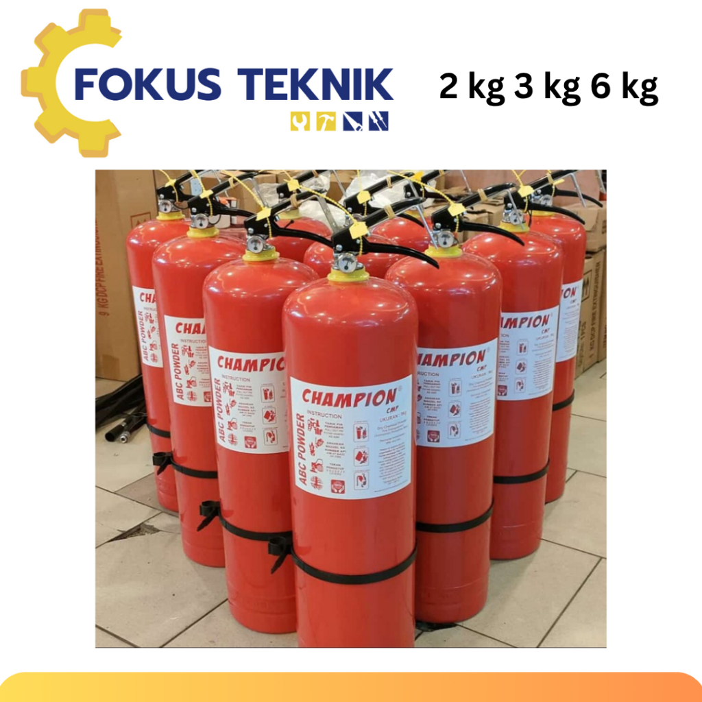 APAR Dry Powder Alat Pemadam Api 2 kg / 3 kg / 6 KG Champion