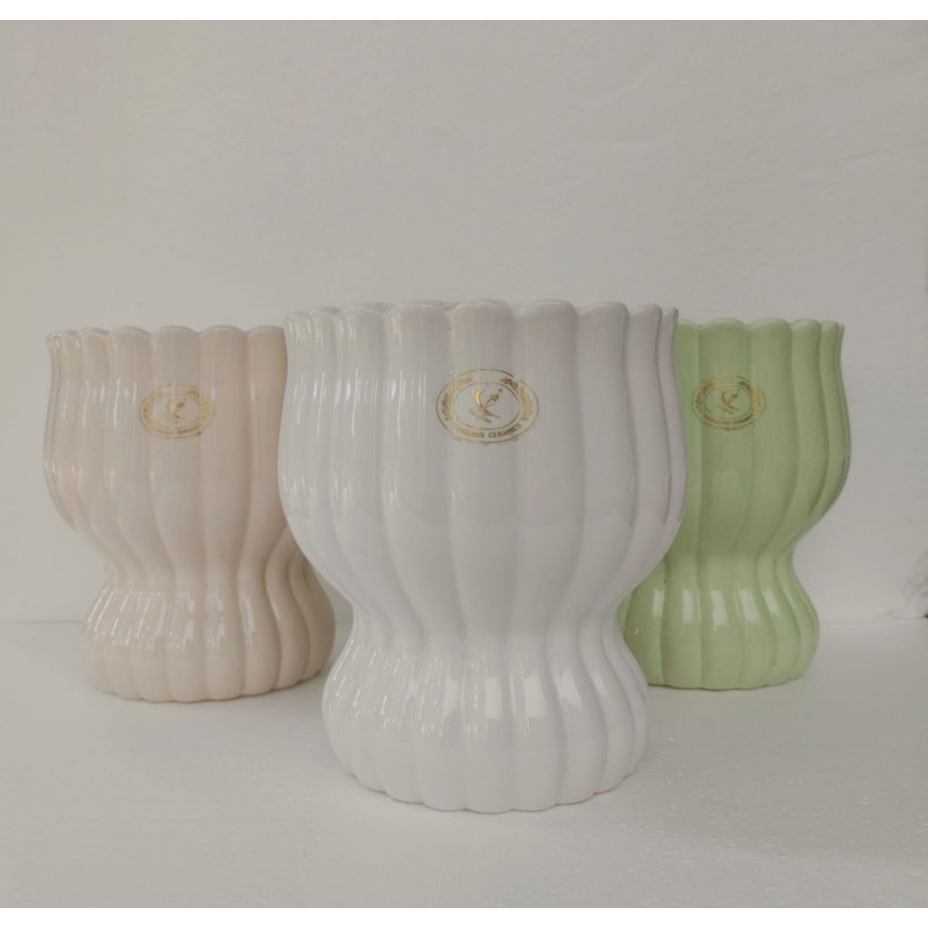 vas bunga pot keramik pot mini pot bunga