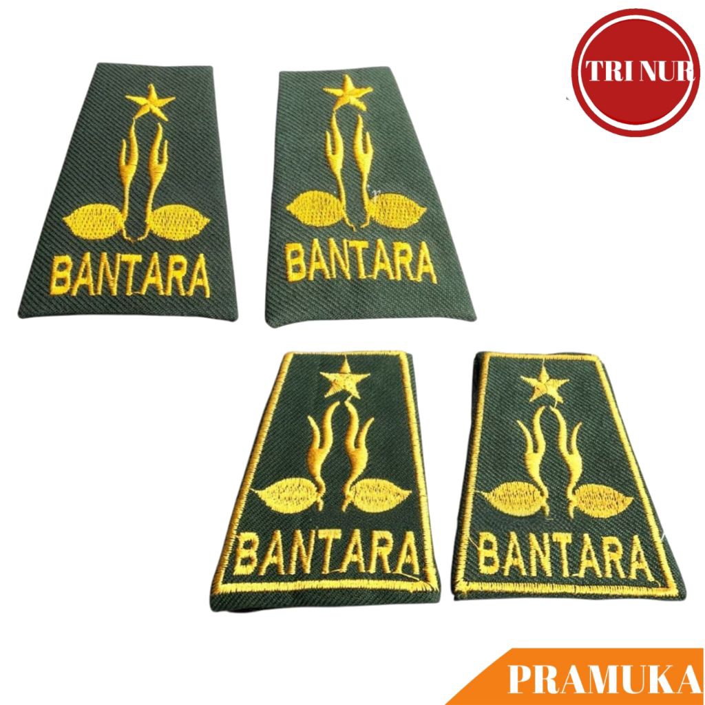 Sepasang Bantara Bordir / TKU Bantara bordir / Dek Pundak Pramuka