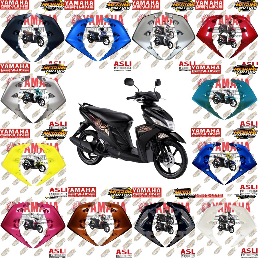 COVER TEBENG SAYAP DEPAN KANAN KIRI MIO M3 125 MIO Z 125 ORIGINAL YAMAHA 2PH-F835V-00 2PH-F835U-00 V