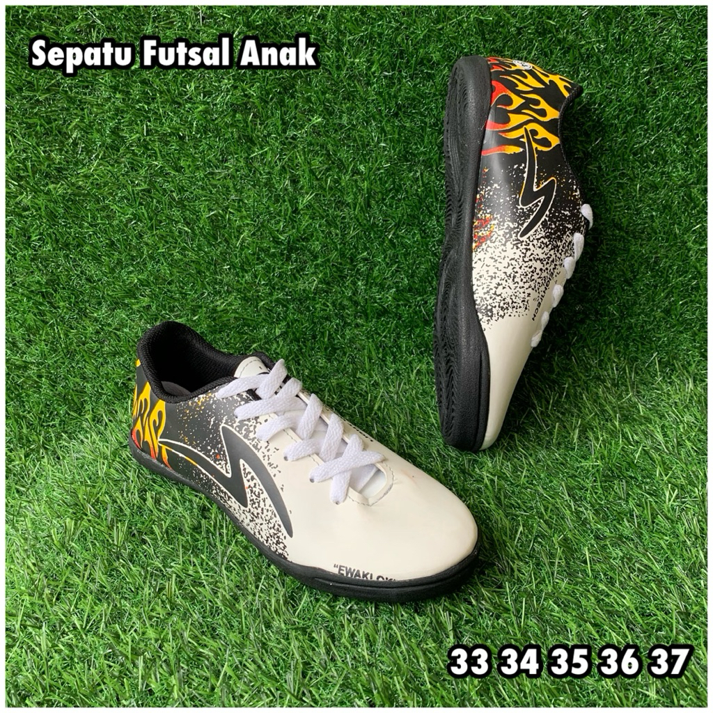 Sepatu Futsal Anak Laki Laki Perempuan Ukuran 33 34 35 36 37 Sepatu Futsal Anak SD SMP Model Terbaru