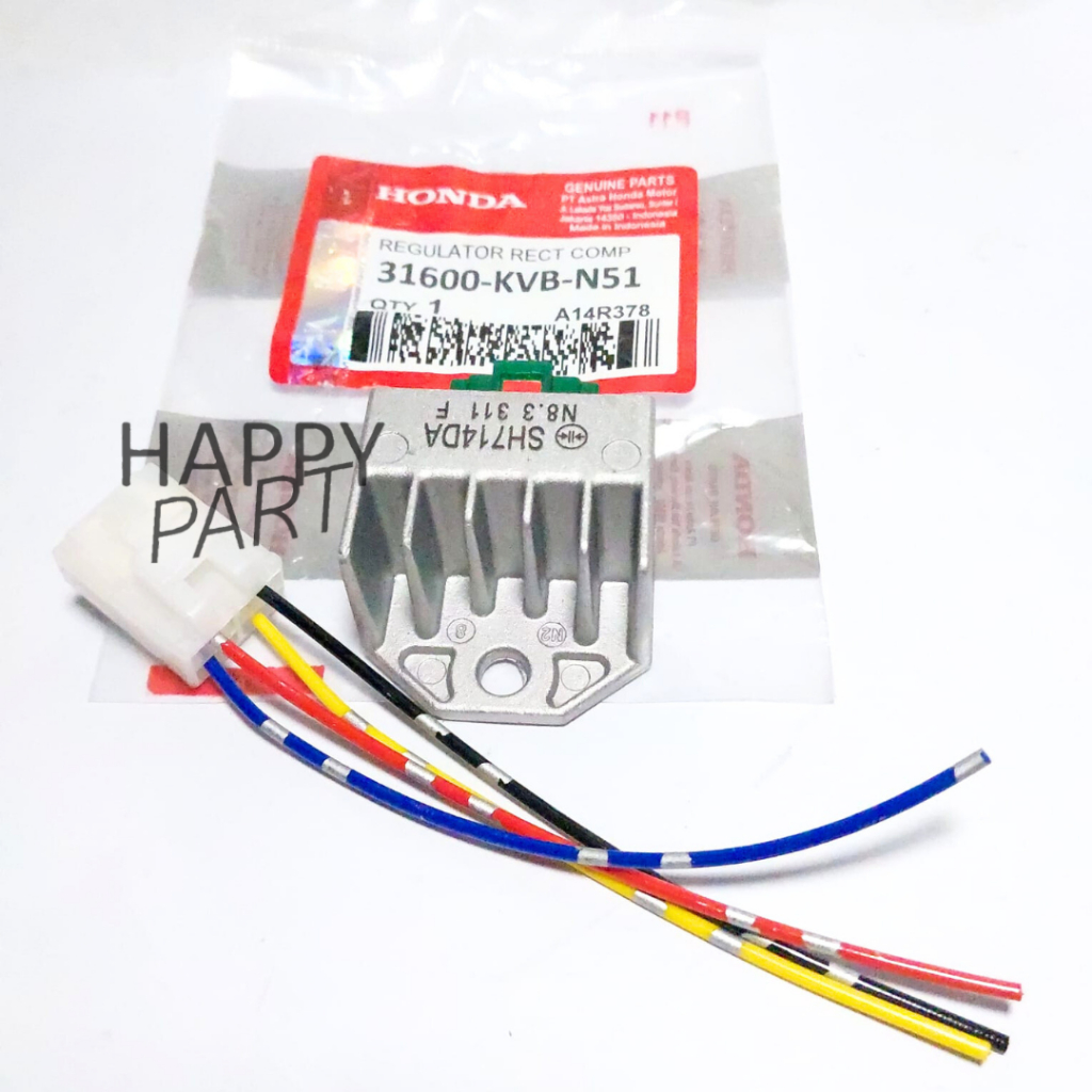 REGULATOR KIPROK VARIO 110 BEAT KARBU KVB +KABEL SOCKET SOKET KIPROK VARIO LAMA BEAT KARBU VARIO 110