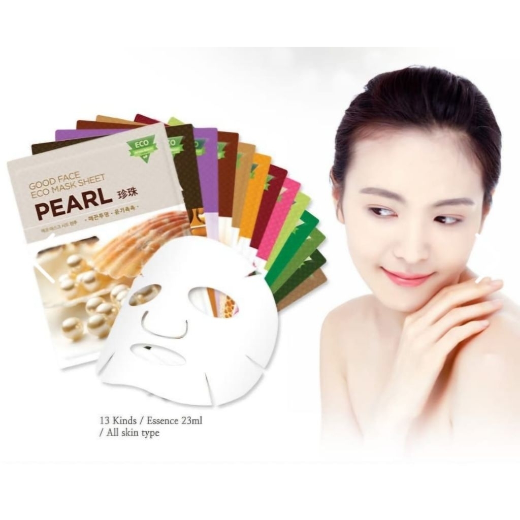 PREMIUM KOREAN ECO GOOD FACE SHEET MASK ORIGINAL 100%
