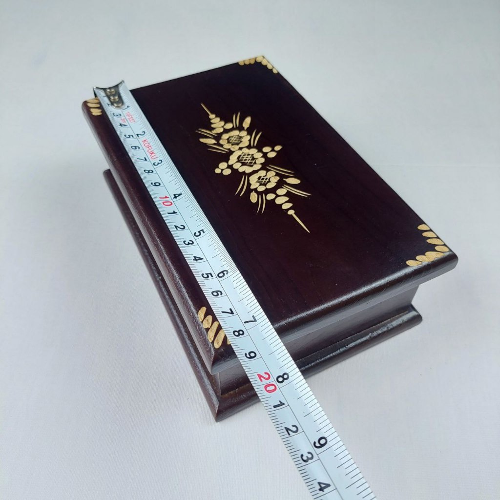 Kotak Tempat Perhiasan Cukit Kayu Jati | Wadah Aksesori Handmade Jepara Natural Elegan