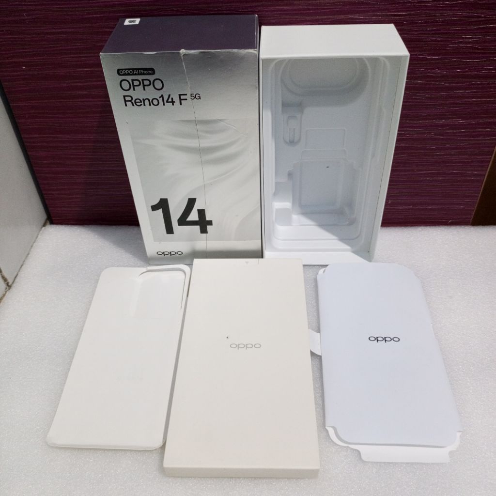 BOX KOTAK HP OPPO RENO 14 F 5G ORIGINAL COPOTAN