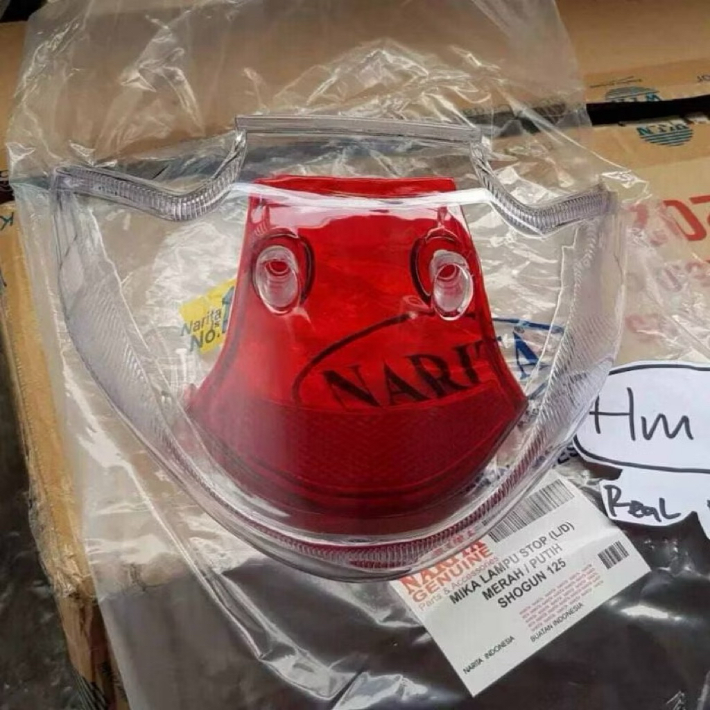 mika kaca stop lampu belakang shogun 125 R mika lampu setopan belakang shogun 125 R