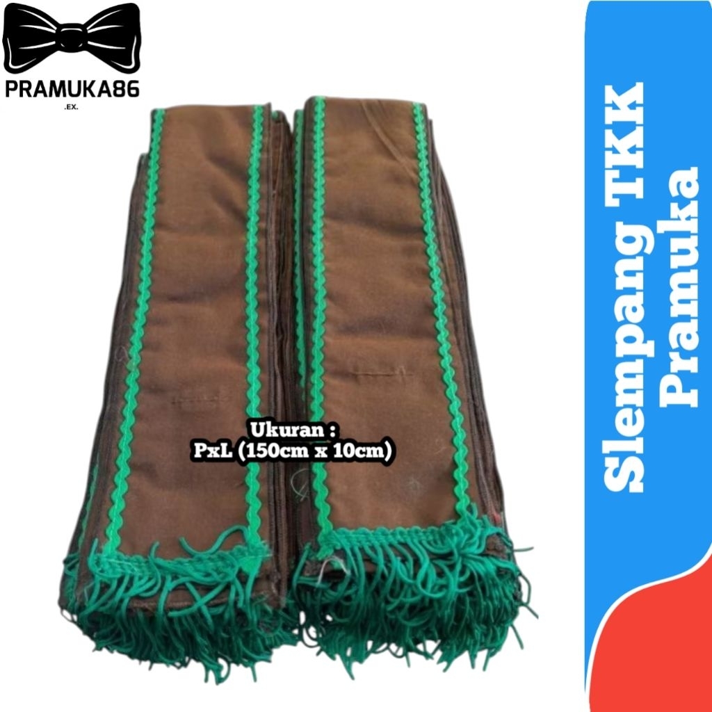Selempang Tkk HIJAU (SIAGA) Pramuka / Selendang Tkk / Tetampan Tkk Pramuka / Slempang Tkk  Pramuka