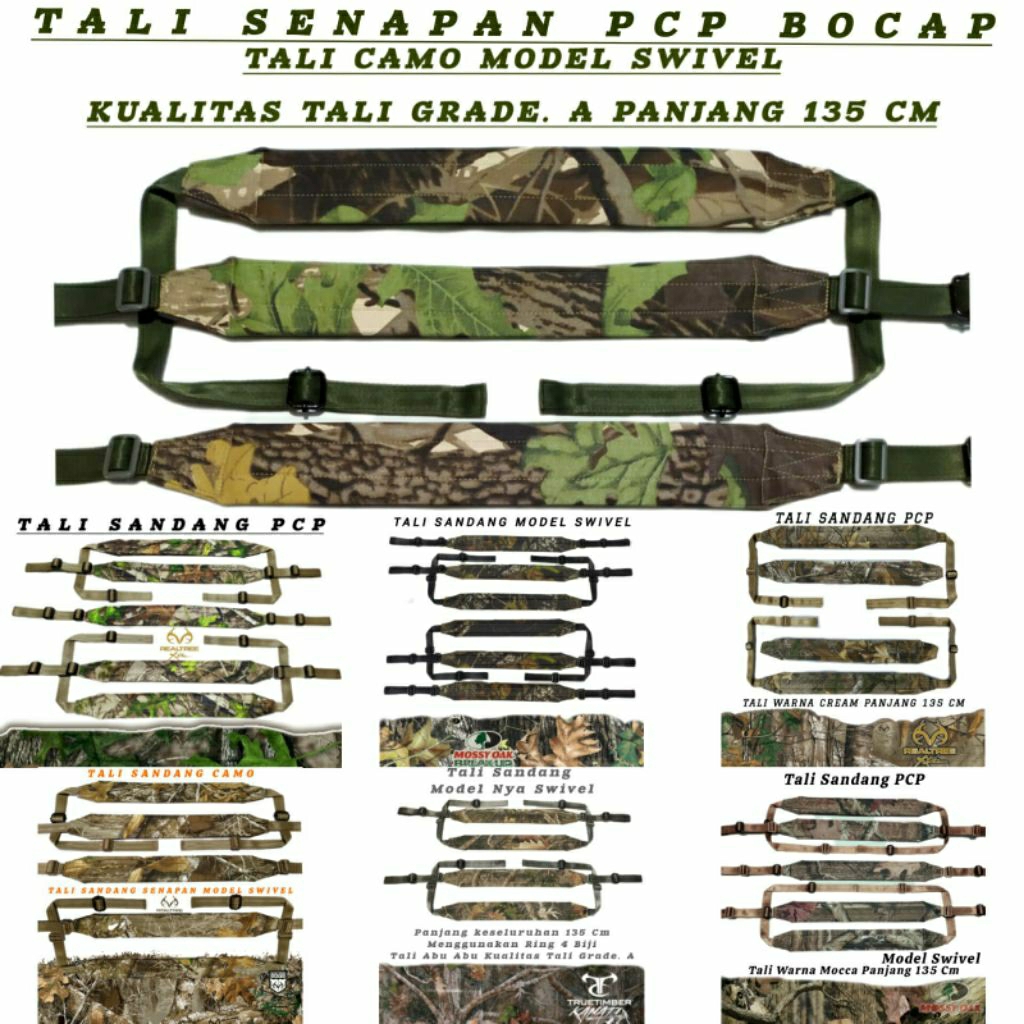 Tali Sandang Camo Model Swivel Grosir