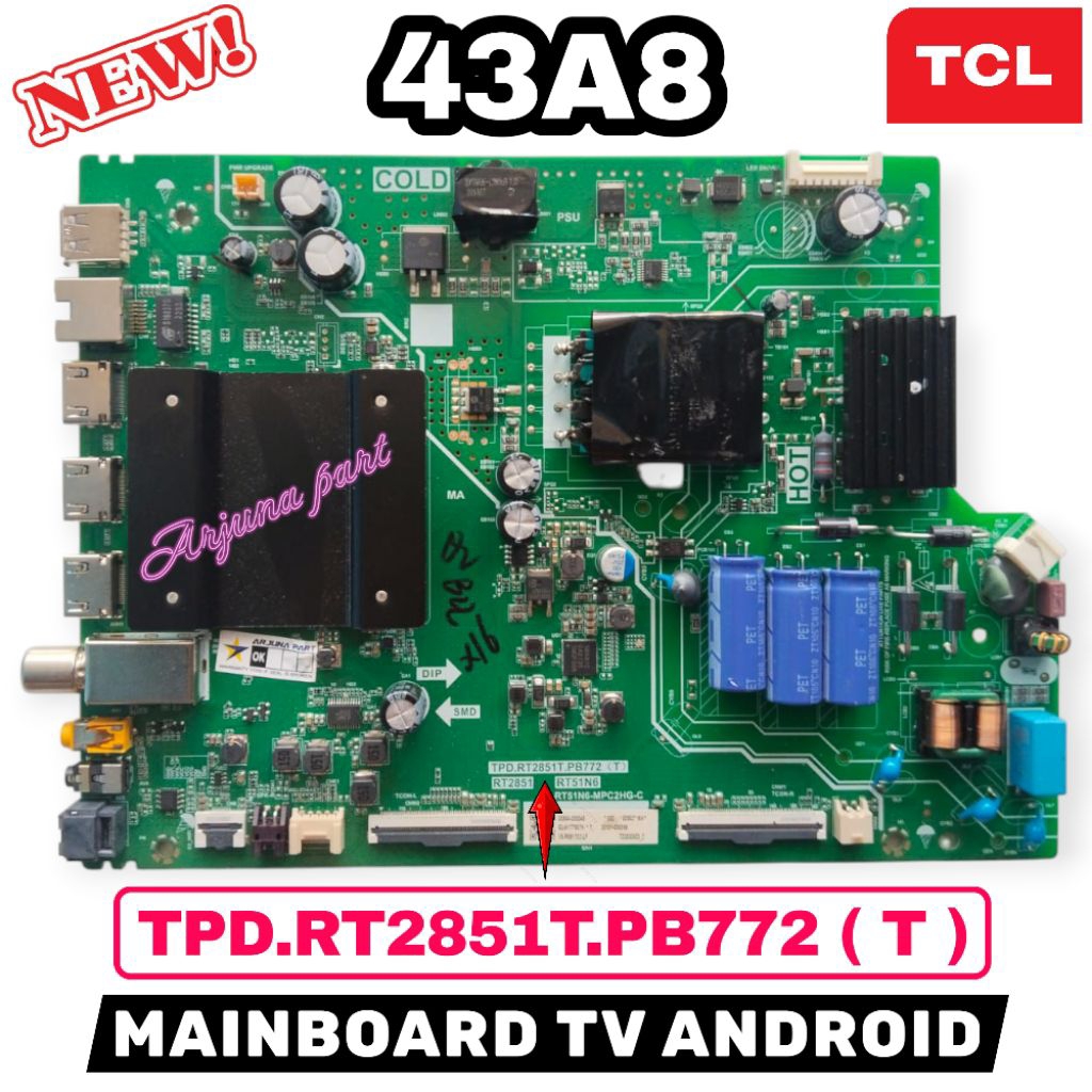 MB TV TCL 43A8 / MAINBOARD TV TCL 43A8 / MESIN TV TCL 43A8 / MODUL TV TCL 43A8 / MB TCL 43A8 / 43A8