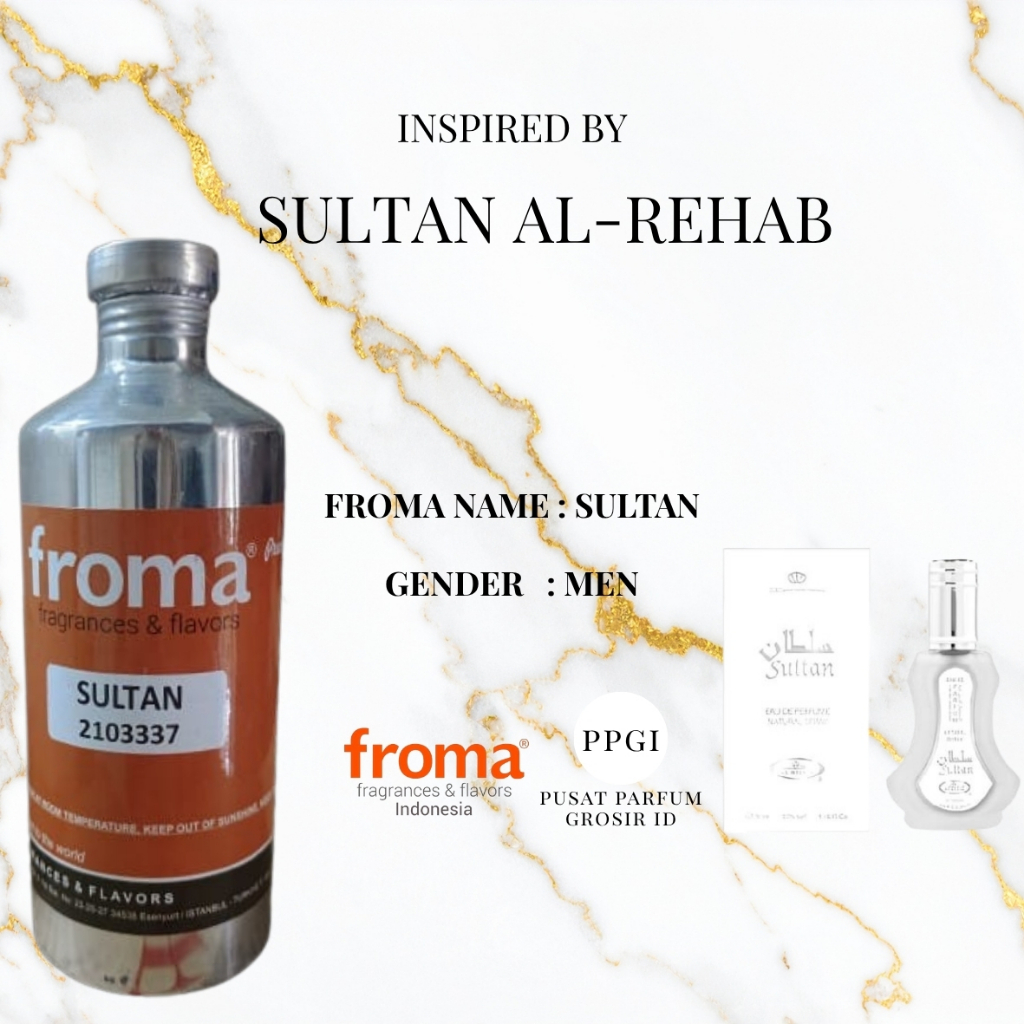 Bibit Parfum SULTAN [PREMIUM] FROMA PREMIUM – 500ml Segel | by FROMA