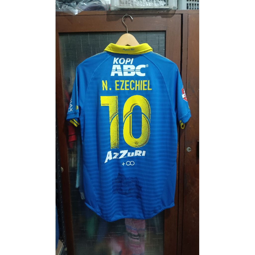 Jersey Persib Bandung home 2019 n. ezechiel 10 original
