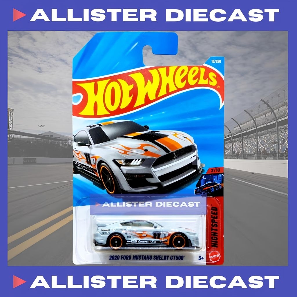 Hot Wheels 2020 Ford Mustang Shelby GT500 Abu Abu Hotwheels 2020 Ford Mustang Shelby GT500 Grey HW N