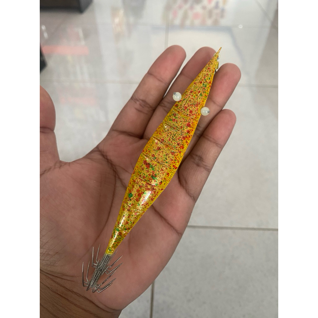 Udang udangan umpan cumi tradisional Model UKIR