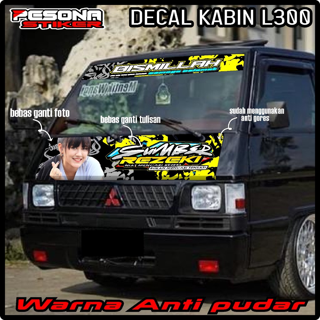 SATU SET KABIN DEPAN MOBIL L300+ KACA DEPAN BISMILLAH BEBAS REQUEST PS 01