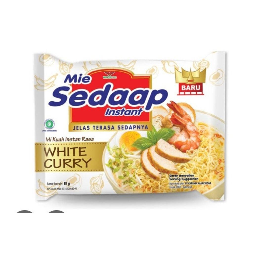 MIE SEDAAP KUAH WHITE CURRY (10 PCS)