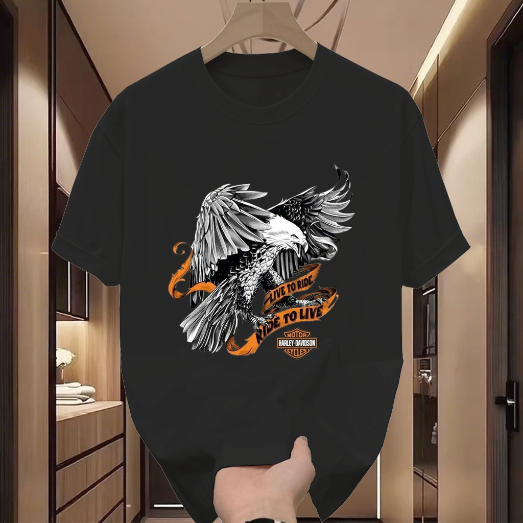 Kaos Motor Kaos elang Kaos elang Kaos Pria Distro kaos hitam kaos putih kaos Cotton Combed Ukuran Si
