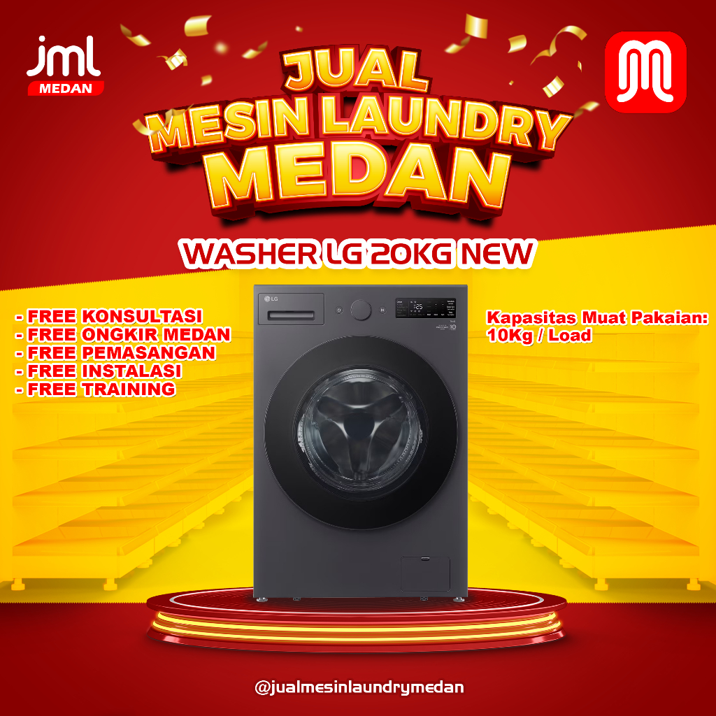Mesin Cuci LG 20Kg New