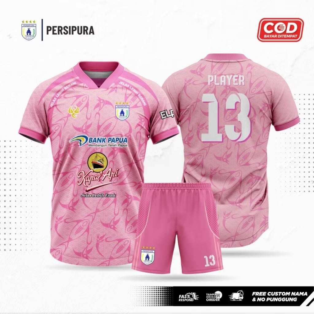 JERSEY PERSIPURA 2025-2026 GRATIS NAMA & NO PUNGGUNG