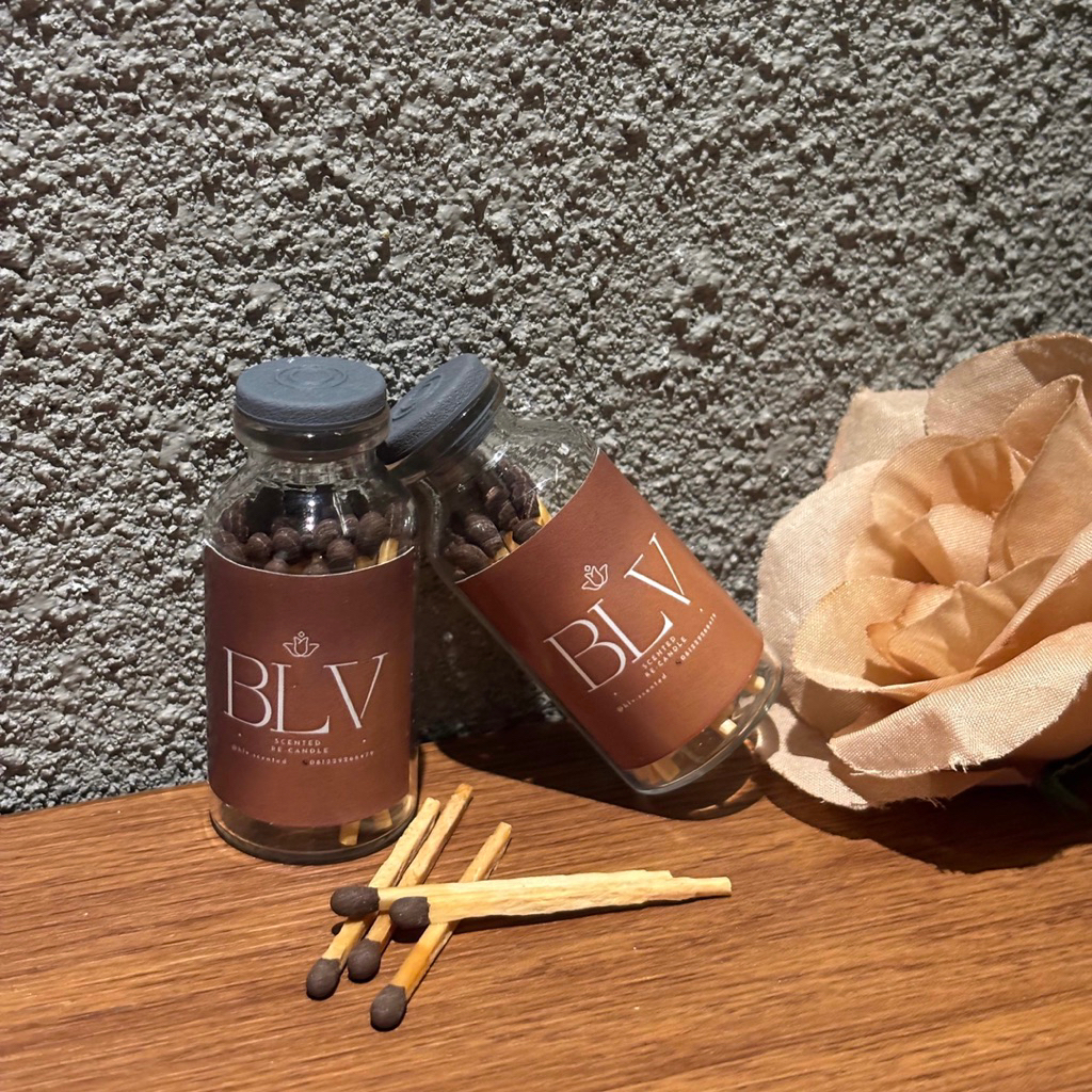 BLV Woody Maches 35 batang | Aesthetic matches | Korek kayu aesthetic | Korek api hias | Korek aesth