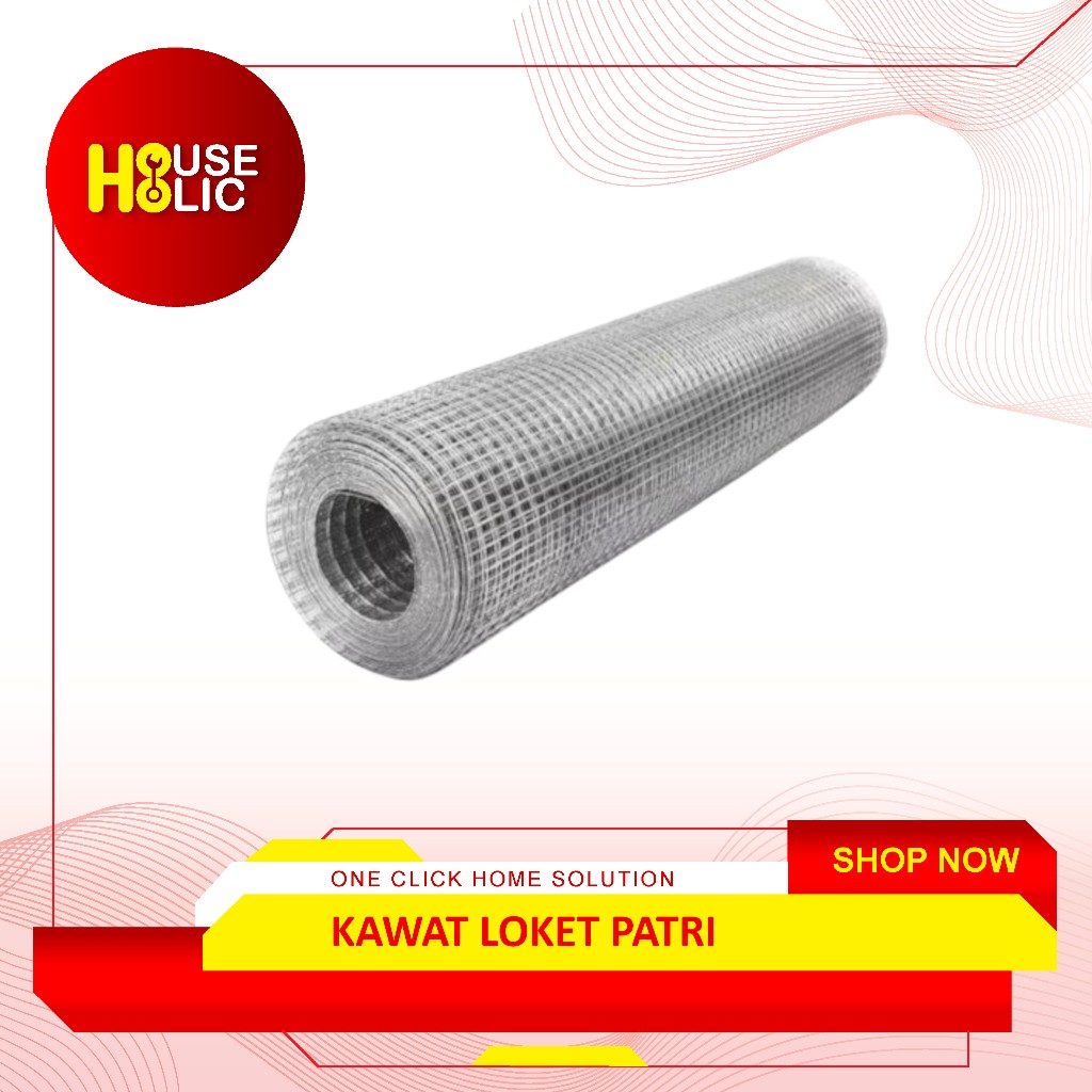 Kawat Loket Galvanis 1/2” & 3/4” 25M 30Kg / Kawat Patri Ram Las Ayakan Pasir