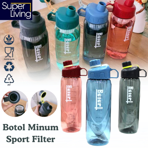 Botol Minum Sport BEIER Filter BPA Free