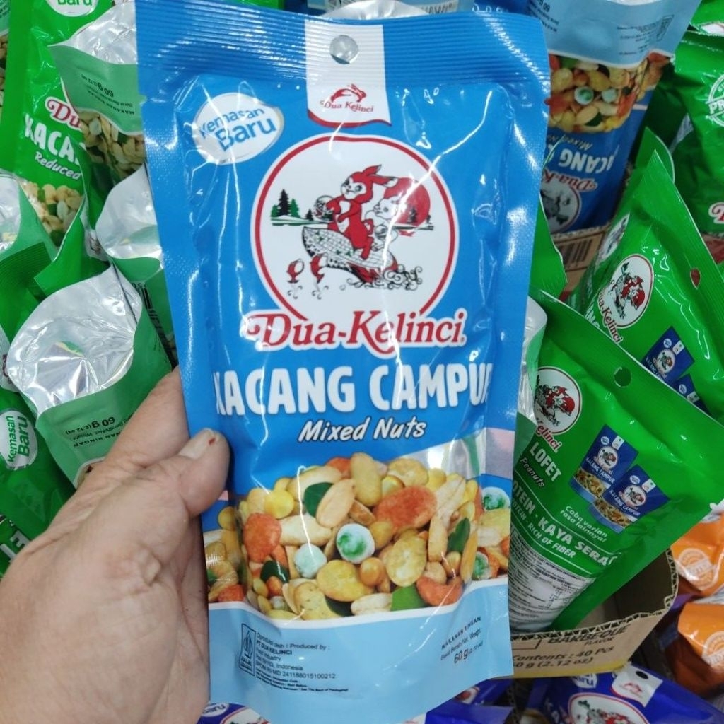 dua kelinci kacang lofet 60 gr