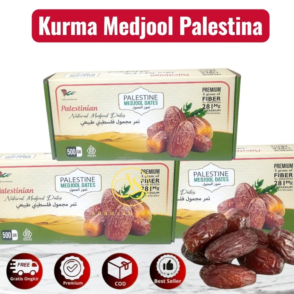 Kuma Medjool Palestine Super Jumbo Premium 500gram Kurma Medjol Palestine Super Jumbo Premium 500gra