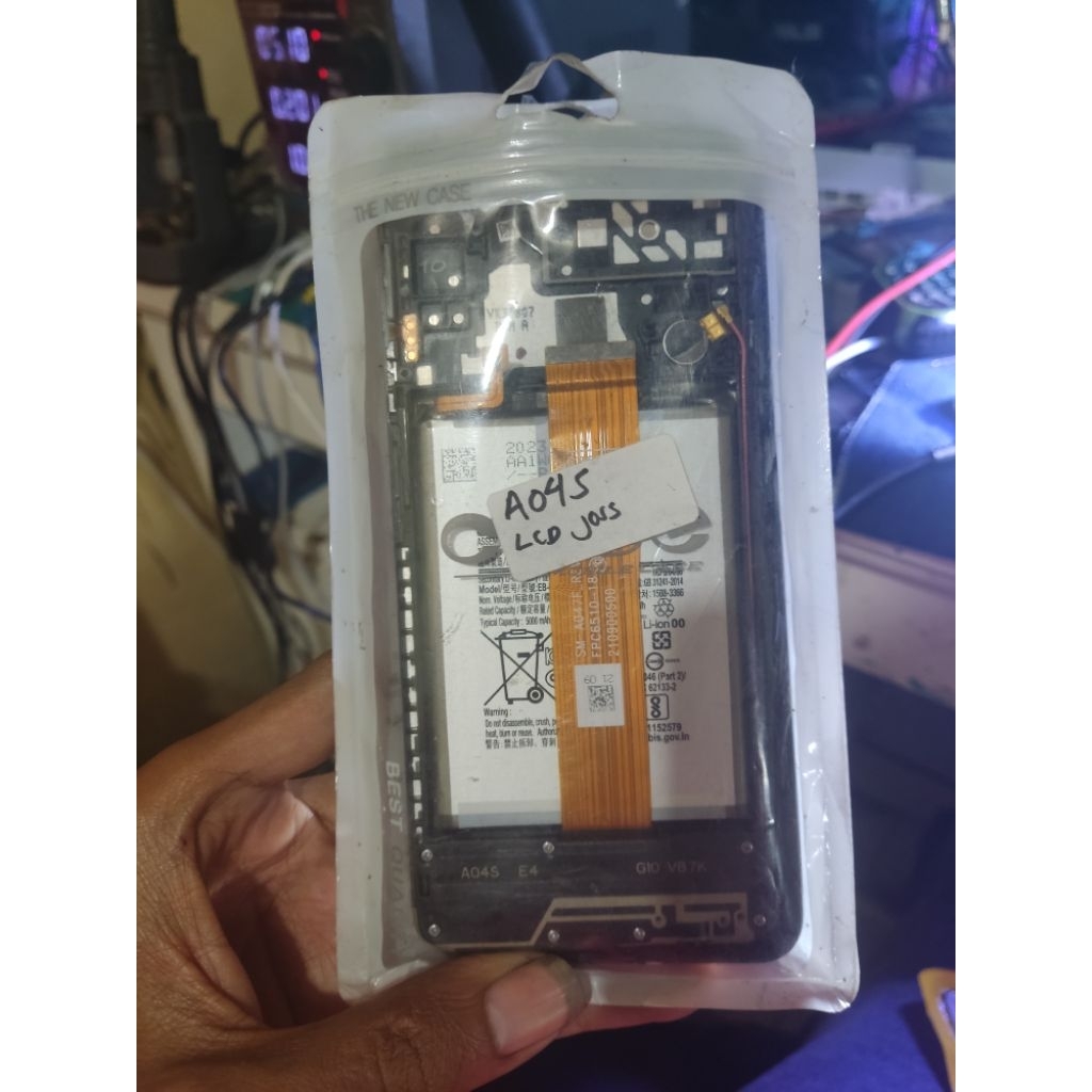lcd copotan Samsung a04s lengkap tinggal naik mesin