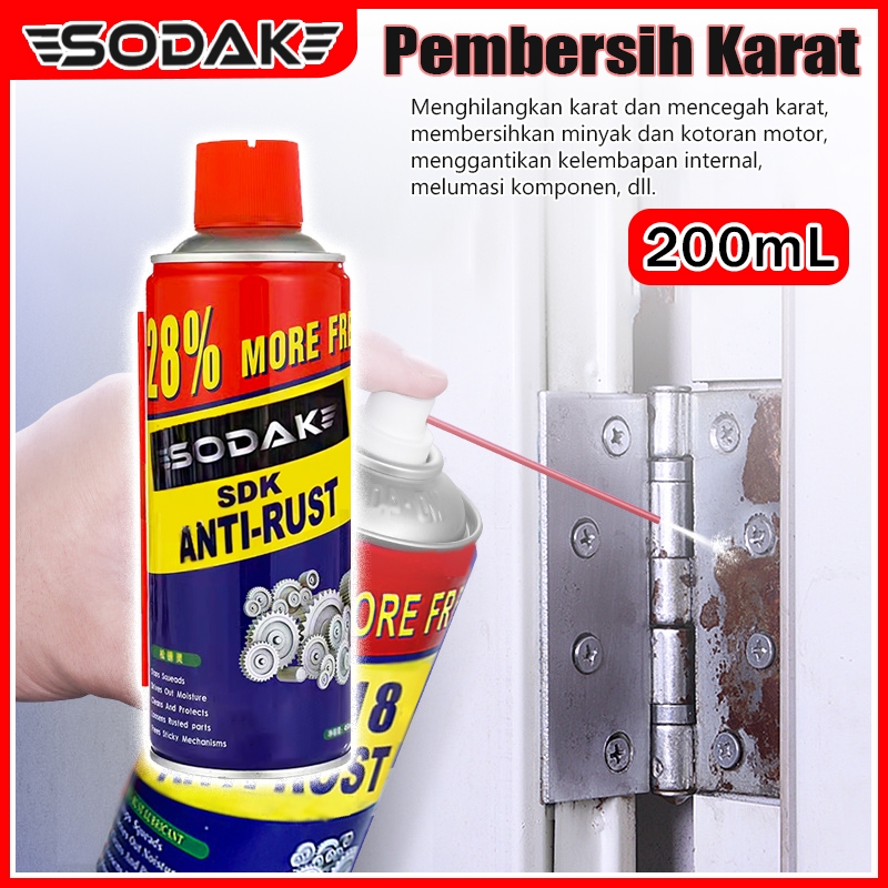 Pembersih Karat 200ML / Cairan Pembersih Karat / Penghilang Semprot Anti Karat / Cairan Pelumas