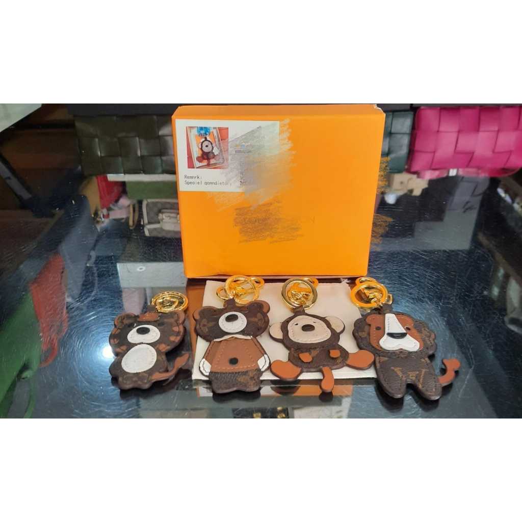 S128 Gantungan Tas Lucu Harimau / Beruang / Monyet / Anjing