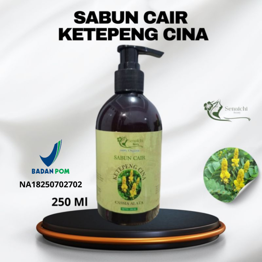 Sabun Cair Ketepeng Cina Atasi Gatal, Panu, Eksim, Jerawat, dan Biang Keringat / Sabun Panu