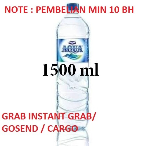 Botol Kosong AQUA Botol Bekas 1500ml ( READY MIX / RANDOM / CAMPUR )
