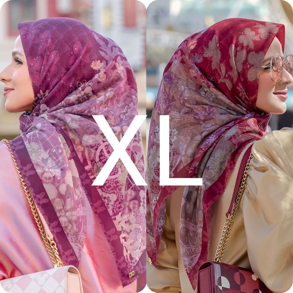 Buttonscarves AS IS TDP The Dream Park XL Clover Jade Scarlet & REG