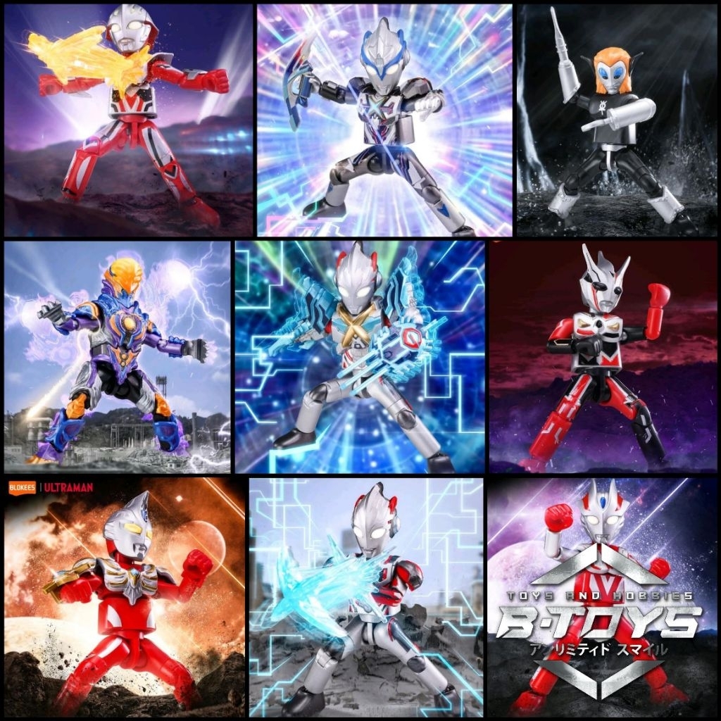 Blokees Ultraman Galaxy Version 15 GV15-Hybrid Evolution Ultraman model kit