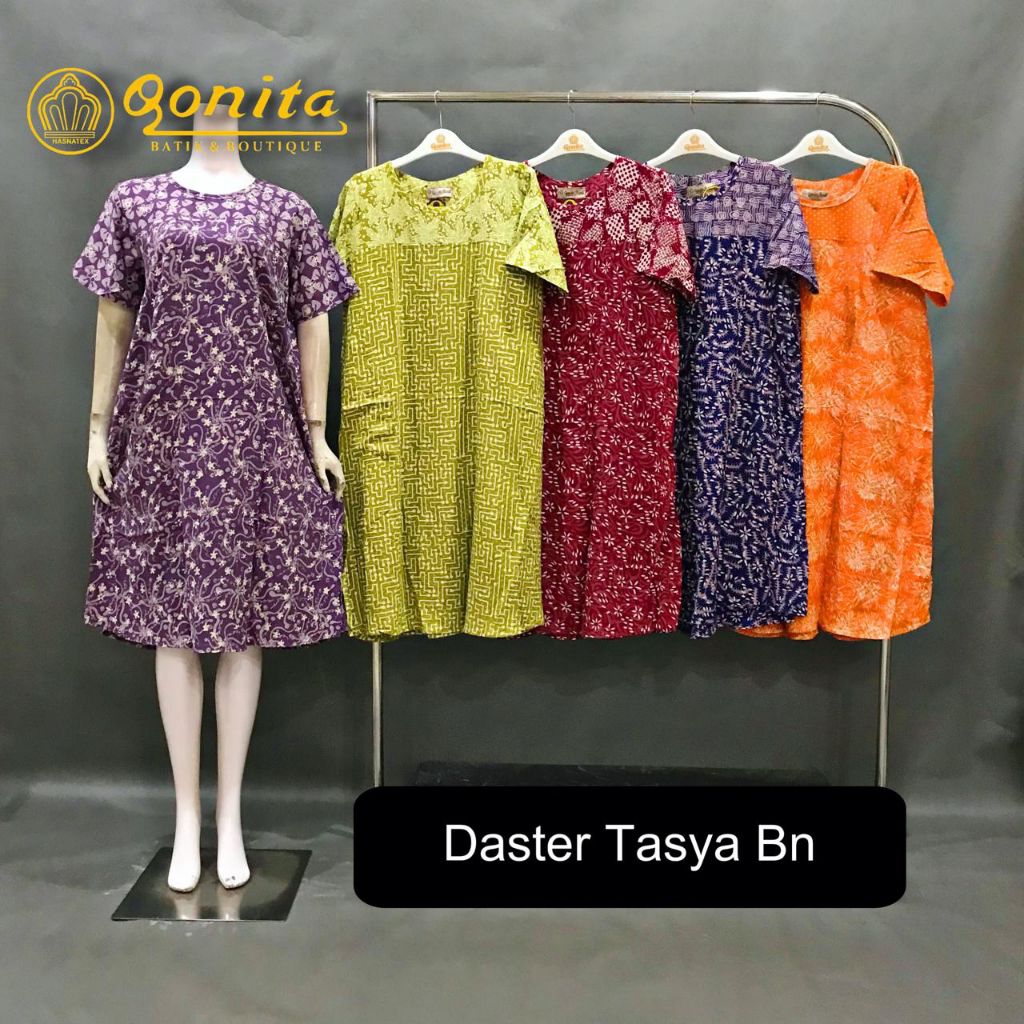 {LD 110 CM} Daster Qonita Batik Pekalongan Adem Nyaman ll Daster Tasya Bn