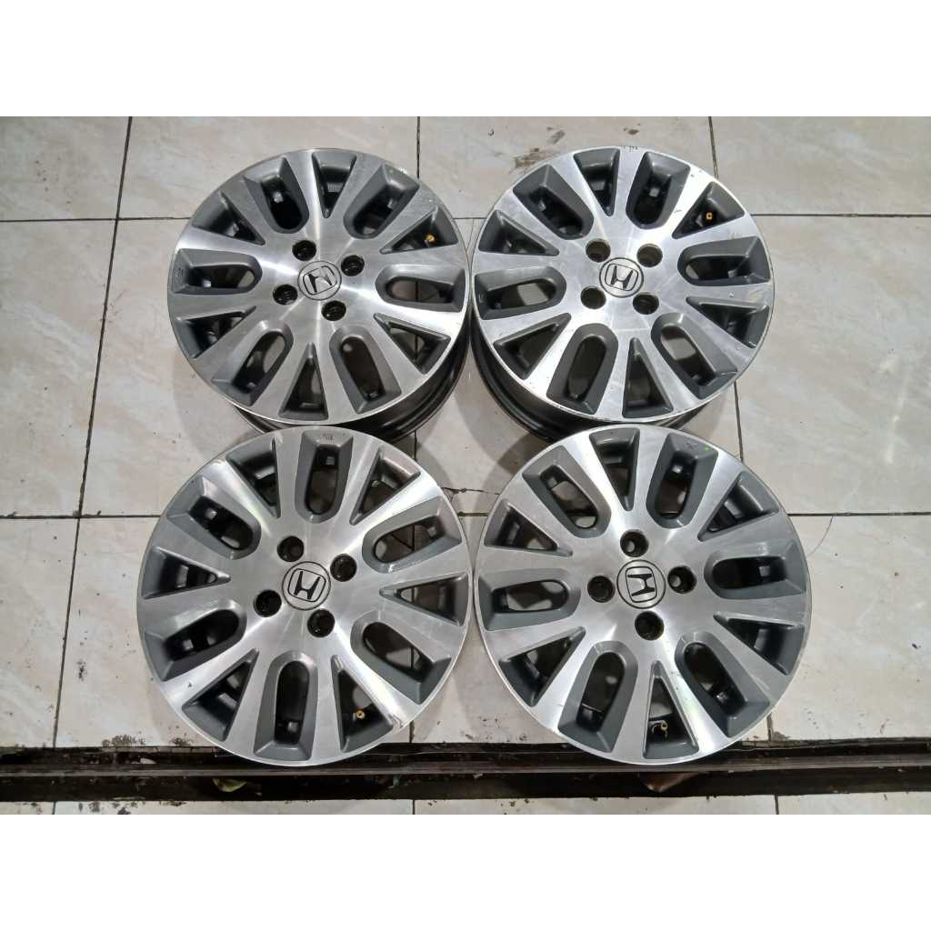 Pelek Bekas Murah Copotan Mobil Honda Mobilio Ring 15 Baut 4x100 Jazz Brio Freed