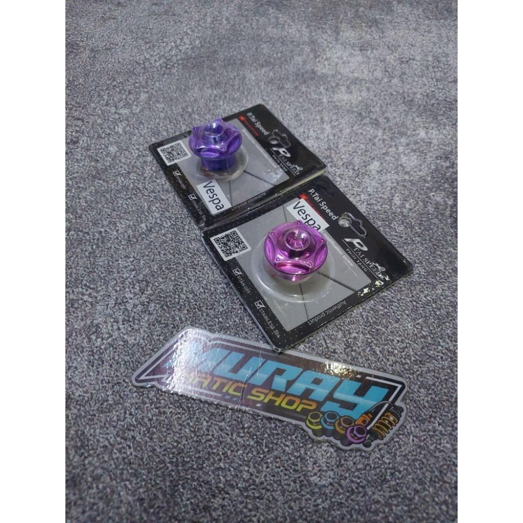 Baut tutup oli mesin vespa matic titanium