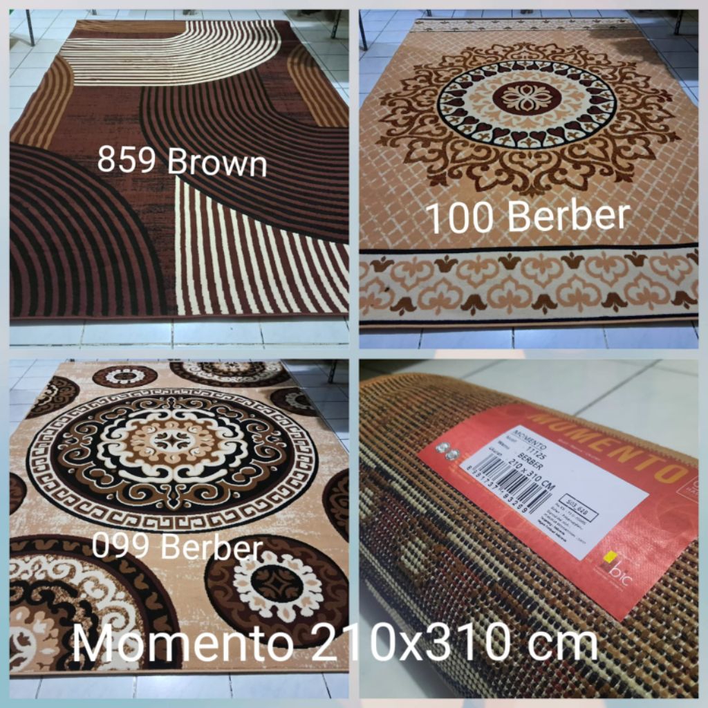 Karpet Permadani Besar Momento Moderno Jumbo 210x310 cm