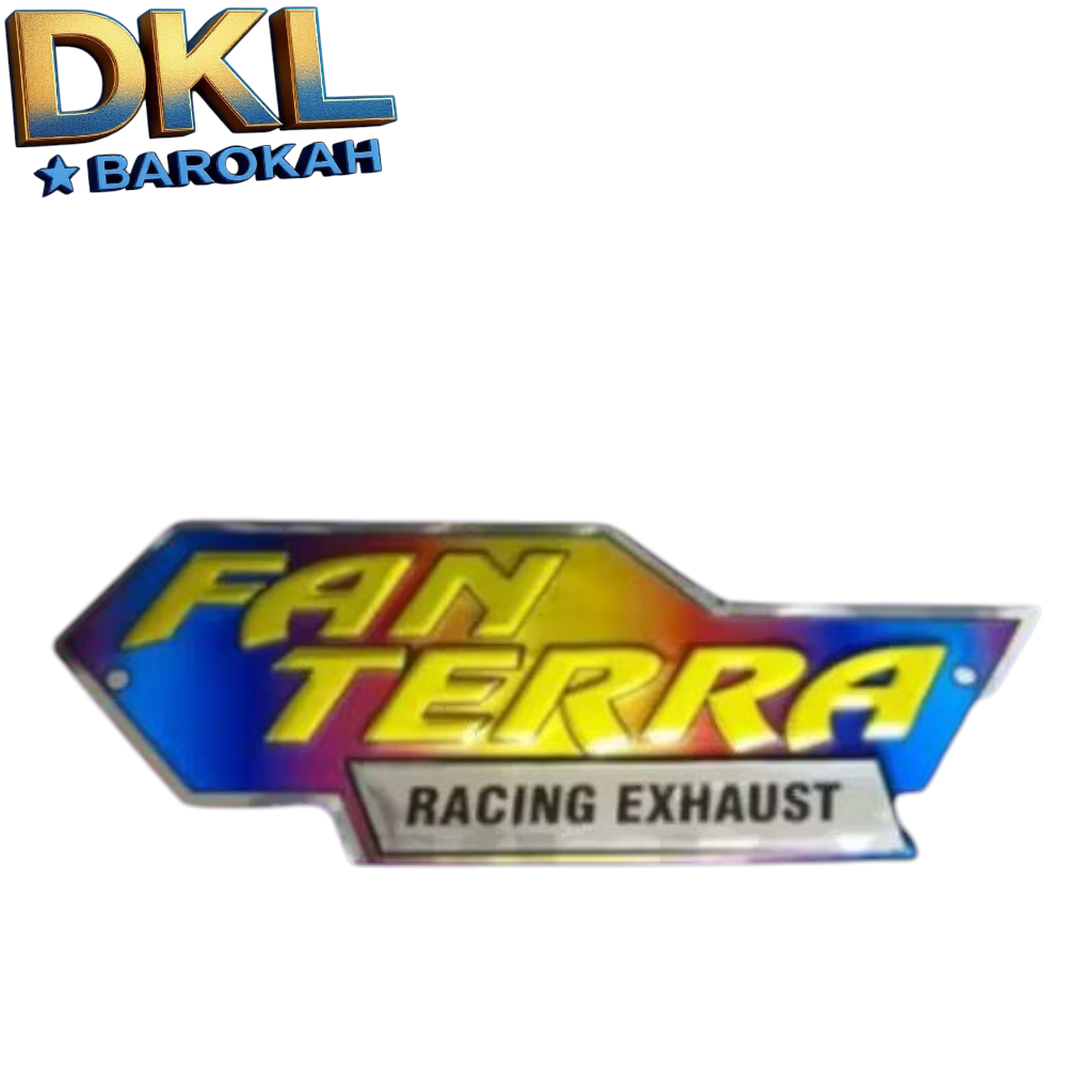 EMBLEM KNALPOT FANTERA PELANGI TIMBUL