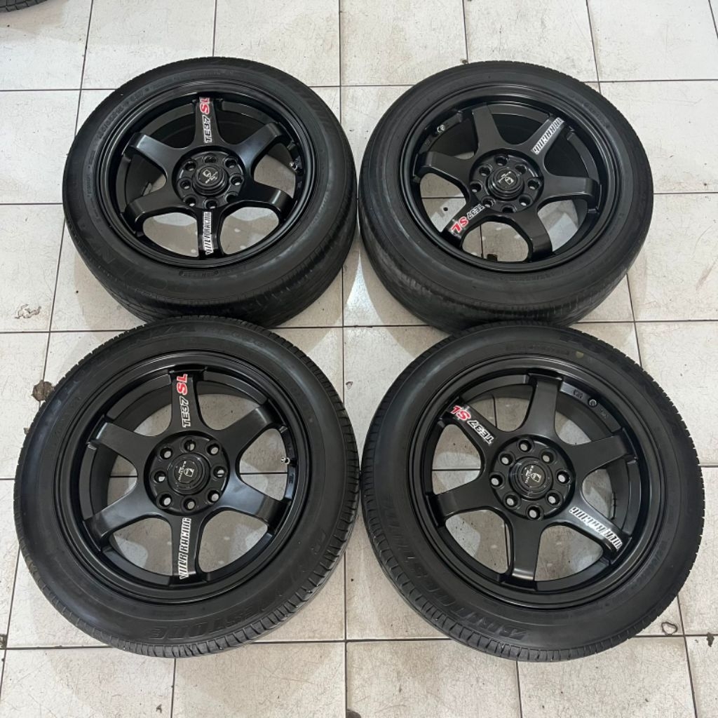 Velg Mobil Second Te37 Ring 15 pcd 4x100/114,3 + Ban 2pcs 185 55 R15