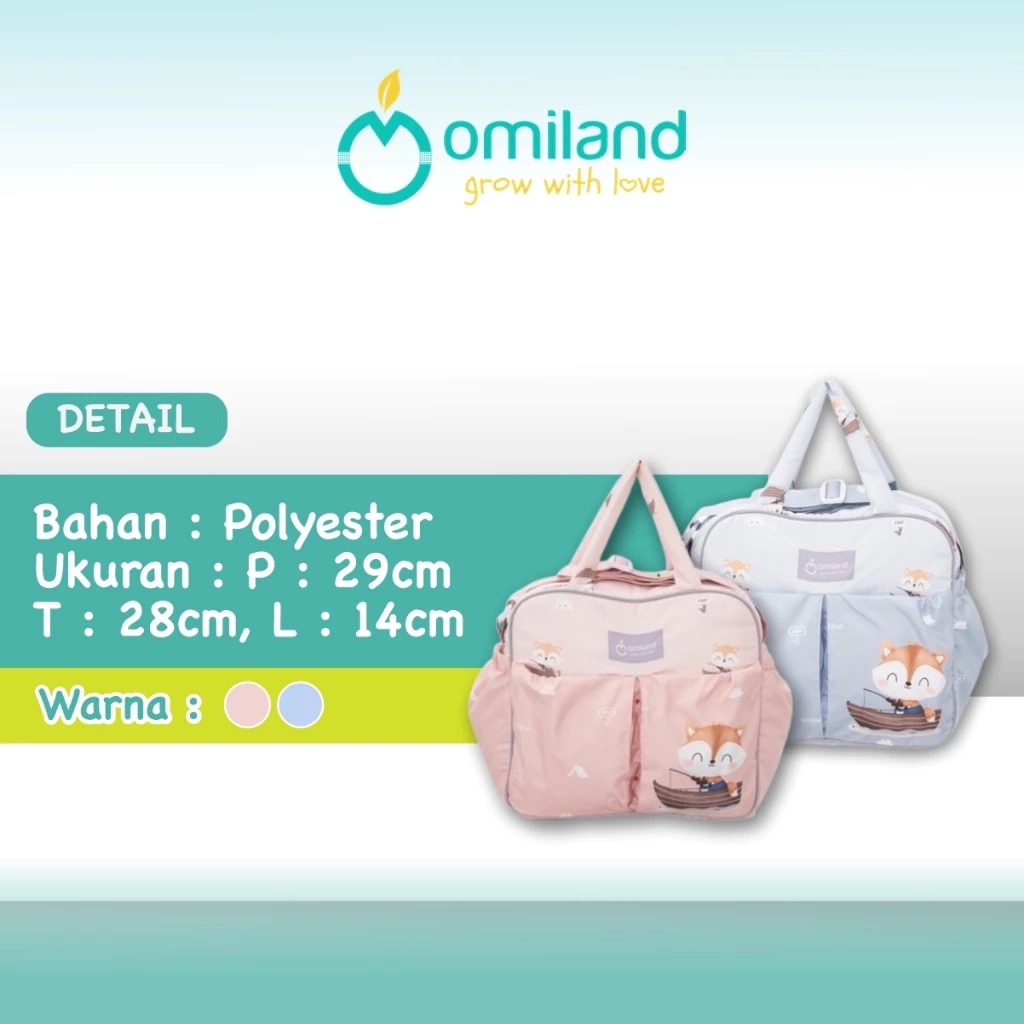 Makassar  Tas Perlengkapan Bayi Medium Sedang Omiland Fox Series