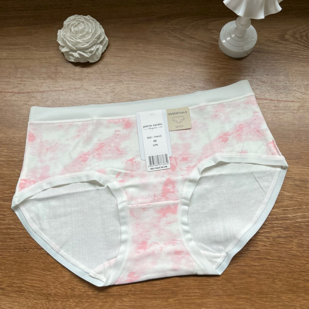 PIERRE CARDIN PANTY MODEL MIDI  BAHAN KATUN SIZE M CELANA DALAM WANITA ESSENTIALS MIDI 502-7441C