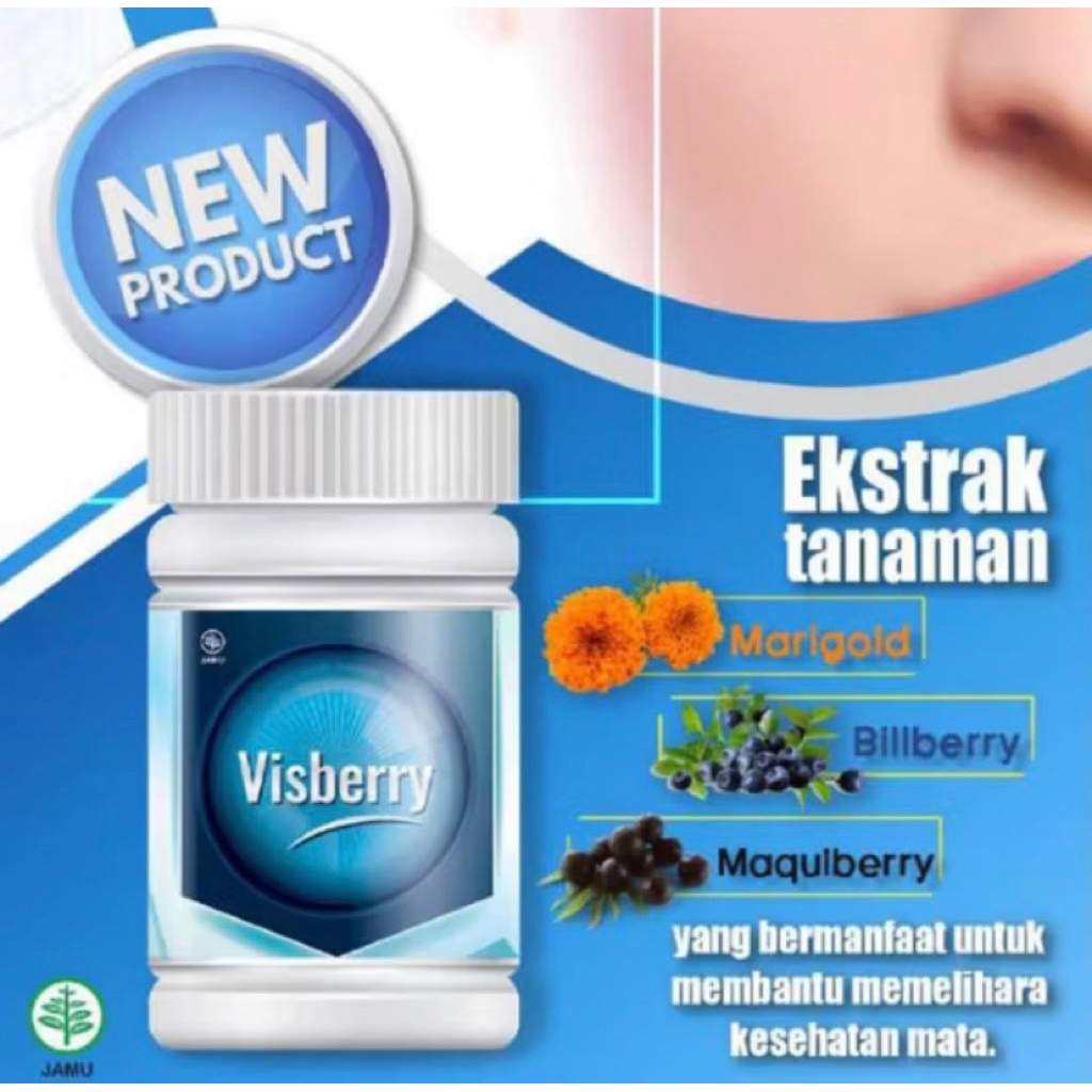 visberry obat herbal memelihara kesehatan mata hwi original asli /  visberry hwi original 100% vitam